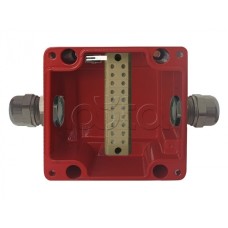 Коробка соединительная Магнито-контакт МКС 2ВК «МОРОЗ» цвет красный, с датчиком вскрытия корпуса (тампером), IP66/IP68