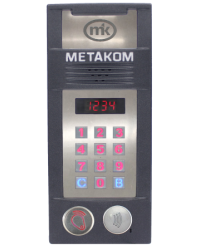 Многоабонентый антивандальный блок вызова Метаком MК2018-RFMFС в Королеве Блоки вызова многоабонентные Pintop.ru