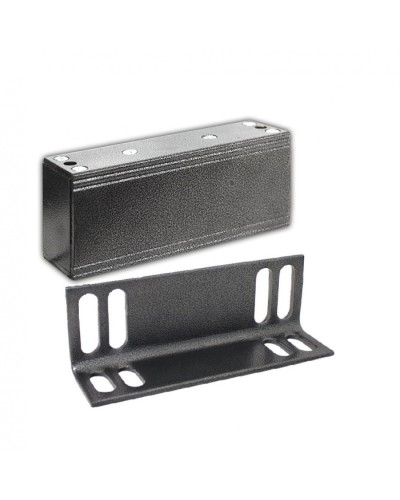 Замок электромагнитный Олевс М2-500 с уголком серебряный антик в Королеве Электромагнитные замки Pintop.ru