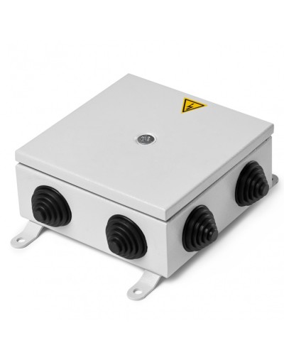 Коробка монтажная огнестойкая металлическая герметичная КМОМГ (12к х 10мм) 150х200х60 IP 66 (6 вводов) ПожТехКабель (076-552) в Королеве Распределительные коробки Pintop.ru