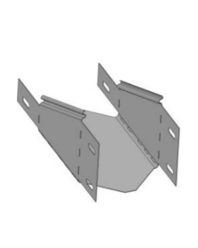 Редукция по высоте для лотка шириной 200 мм 100-80 (0,7) ПожТехКабель (580-011) в Королеве Аксессуары для лотков Pintop.ru