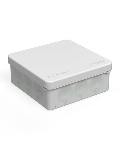 Коробка распред. 60-0303м двухкомп. безгалогенная (HF) 100х100х40 (8шт/уп) Промрукав (60-0303м) в Королеве Распределительные коробки Pintop.ru