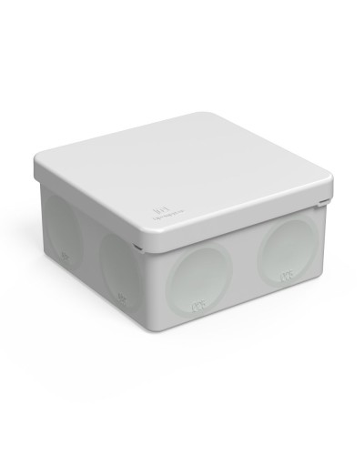 Коробка распред. 60-0300м двухкомп. безгалогенная (HF) 100х100х50 (8шт/уп) Промрукав (60-0300м) в Королеве Распределительные коробки Pintop.ru