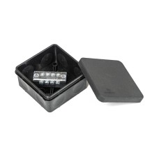 Коробка распред. двухкомп. (HF) 80х80х40 черная Промрукав (PR80.0169)