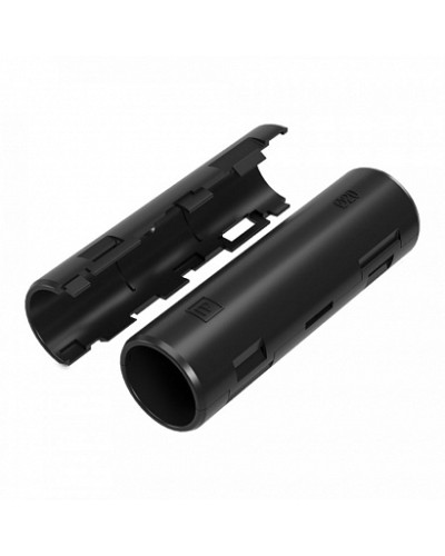 Муфта разборная d20 мм атмосферостойкая черная (70шт/840шт уп/кор) Промрукав (PR13.0414) в Королеве Повороты, муфты, тройники Pintop.ru