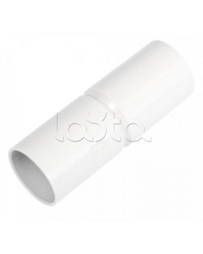Патрубок-муфта белая д50 (12шт/144шт уп/кор) Промрукав (PR.01750б) в Королеве Повороты, муфты, тройники Pintop.ru