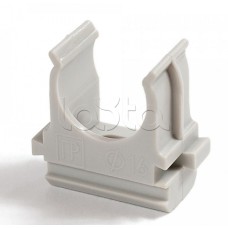 Крепёж-клипса для труб Полистирол д20 (100шт/1500шт уп/кор) Промрукав (PR.02720)