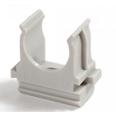 Крепёж-клипса для труб Полистирол д25 (100шт/1000шт уп/кор) Промрукав (PR.02725)