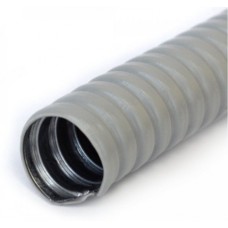 Металлорукав в ПВХ оболочке серый Р3-ЦП-НГ-15 (100м/уп) Промрукав (PR04.0470)