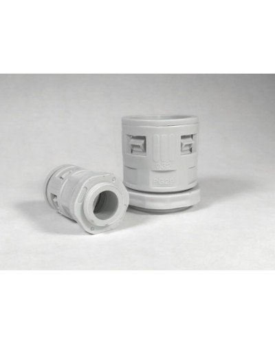 Муфта вводная для гофрированных труб серая ВМ-ГТ-20 Промрукав (PR08.3269) в Королеве Повороты, муфты, тройники Pintop.ru