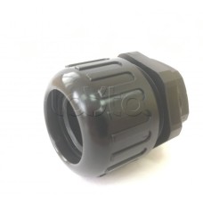 Муфта вводная усиленная (IP68) для гофрированных труб черная ВМУ-ГТ-20 (М20) Промрукав (PR08.3277)