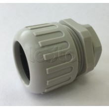 Муфта вводная усиленная (IP68) для гофрированных труб серая ВМУ-ГТ-16 (М16) Промрукав (PR08.3753)