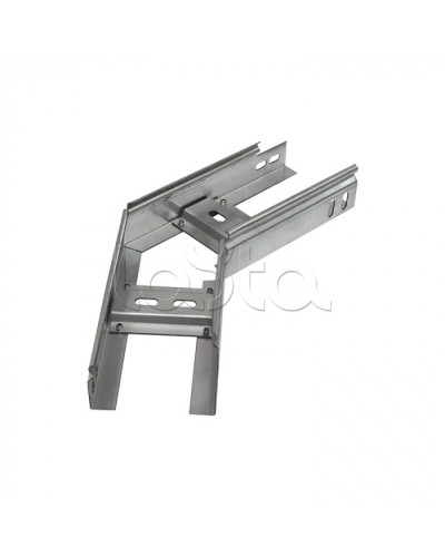 Угол горизонтальный 45 градусов лестничный 100х80 (1,5 мм) Промрукав (PR08.5457) в Королеве Аксессуары для лотков Pintop.ru