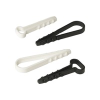 Дюбель-хомут для плоского кабеля 5-8 мм белый (100шт) Промрукав (PR08.6951)