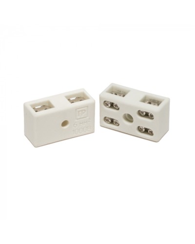 Клемма керам. латунь 6 мм² 2 пары на 8 контактов (5 шт/уп) Промрукав (PR08.7164) в Королеве Аксессуары для кабель-канала Pintop.ru