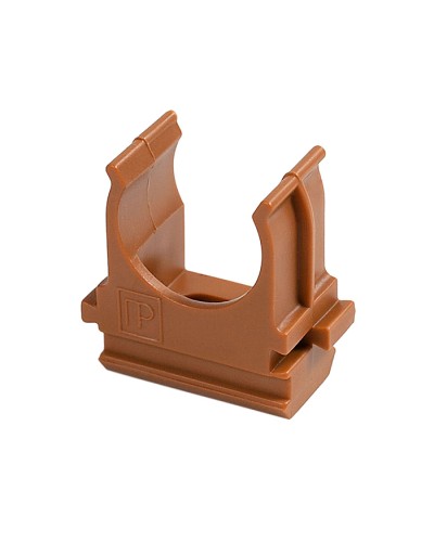 Крепёж-клипса для труб АБС-пластик бук д20 в малой упаковке (10шт/1000шт уп/кор) Промрукав (PR13.0052) в Королеве Держатели, клипсы, скобы Pintop.ru