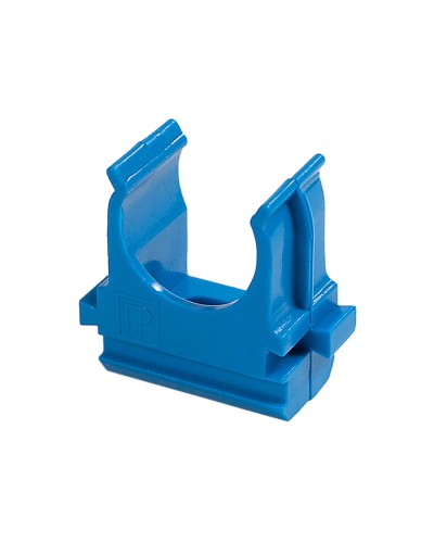 Крепёж-клипса для труб АБС-пластик синяя д20 в малой упаковке (10шт/1000шт уп/кор) Промрукав (PR13.0061) в Королеве Держатели, клипсы, скобы Pintop.ru