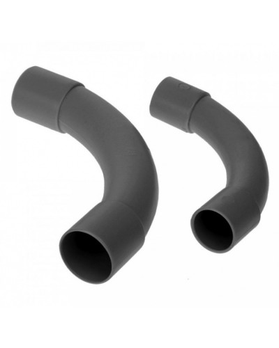 Соединитель угловой черный д32 (5шт/125шт уп/кор) Промрукав (PR13.0172) в Королеве Повороты, муфты, тройники Pintop.ru