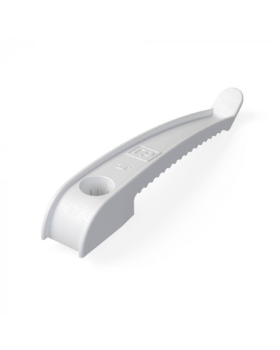 Держатель кабеля односторонний для прямого монтажа в гофроящике белый (200 шт/кор) Промрукав (PR13.0489) в Королеве Аксессуары для кабель-канала Pintop.ru