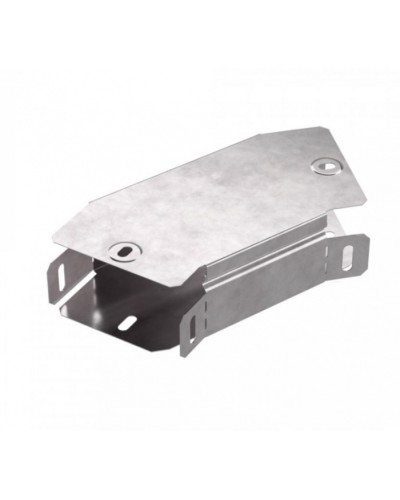 Угол горизонтальный 45 градусов с крышкой Стандарт 100х50 Промрукав (PR16.0423) в Королеве Аксессуары для лотков Pintop.ru