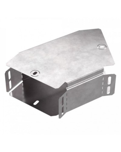 Угол горизонтальный 45 градусов с крышкой Стандарт 150х80 Промрукав (PR16.0427) в Королеве Аксессуары для лотков Pintop.ru