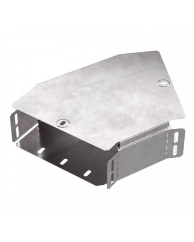 Угол горизонтальный 45 градусов с крышкой Стандарт 200х80 Промрукав (PR16.0523) в Королеве Аксессуары для лотков Pintop.ru