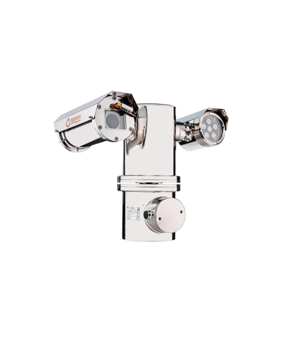 Взрывозащищенный термокожух на поворотной платформе для IP видеокамеры с ИК подсветкой Релион-PTZ-Exd-Н-В-ИК-СО 48В в Королеве Системы видеонаблюдения Pintop.ru