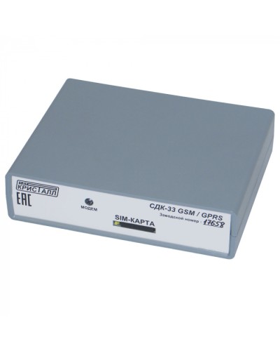 Блок сопряжения Кристалл СДК-33 GSM/GPRS в Королеве Дополнительное оборудование для ОПС Pintop.ru