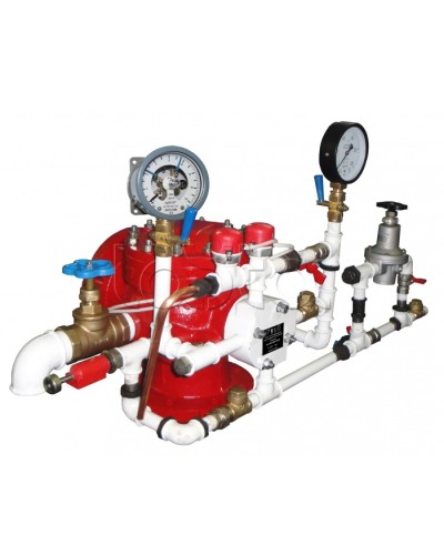 Узел управления спринклерный воздушный в комплекте с акселератором Спецавтоматика УУ-С100/1,6В3-ВФ.О4-01 в Королеве Устройства пуска водяного пожаротушения Pintop.ru