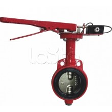 Затвордисковый с ручным приводом с контролем положения УКПЗА Спецавтоматика 3т 200/1,6(Р)-Ф.У3.1-"АМК-200v2"