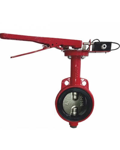 Затвордисковый с ручным приводом с контролем положения УКПЗА Спецавтоматика 3т 200/1,6(Р)-Ф.У3.1-АМК-200v4 в Королеве Затворы дисковые Pintop.ru