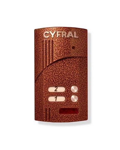 Блок вызова аудиодомофона на 2 абонента Цифрал M-2.1M в Королеве Блоки вызова многоабонентные Pintop.ru