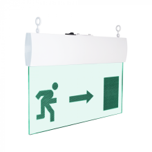 Табло ВИСТЛ Молния-24-УЛЬТРА (подвесное крепление) "Человек стрелка направо в дверь"