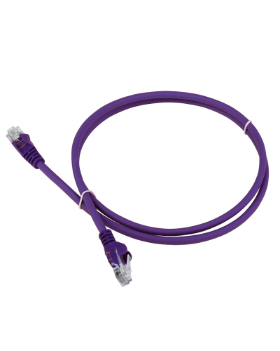 Патч-корд LANMASTER LSZH UTP кат.5e, 0.3 м, фиолетовый LANMASTER LAN-PC45/U5E-0.3-VI в Королеве Патчкорды (медные) Pintop.ru