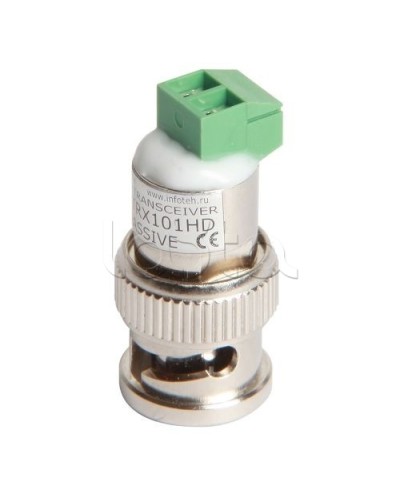 Приемопередатчик AHD/CVI/TVI видеосигнала миниатюрный пассивный Инфотех AVT-TRX101HD в Королеве Видеоусилители, Модуляторы, Делители Pintop.ru