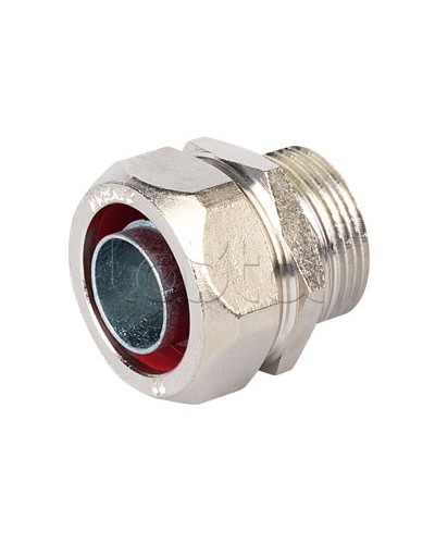 Муфта металлорукав-коробка с наружней резьбойМ25х1,5 DKC 6014-25А в Королеве Повороты, муфты, тройники Pintop.ru