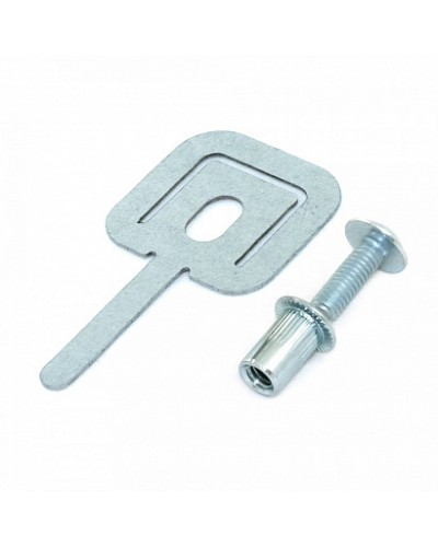 Комплекты для крепления ОКЛ с использованием винта, заклепки и хомута FR ПР-25 (100 шт) Промрукав (PR08.5203) в Королеве Огнестойкие кабельные линии Pintop.ru