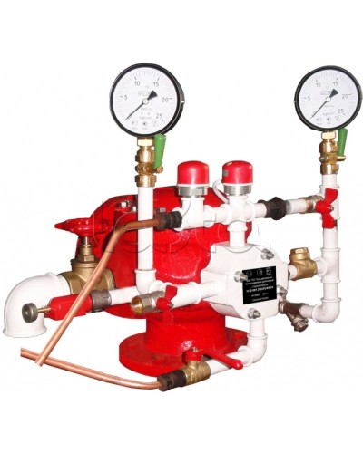 Узел управления дренчерный с пневмоприводом Спецавтоматика УУ-Д100/1,6(П0,028)-ВФ.О4 в Королеве Устройства пуска водяного пожаротушения Pintop.ru