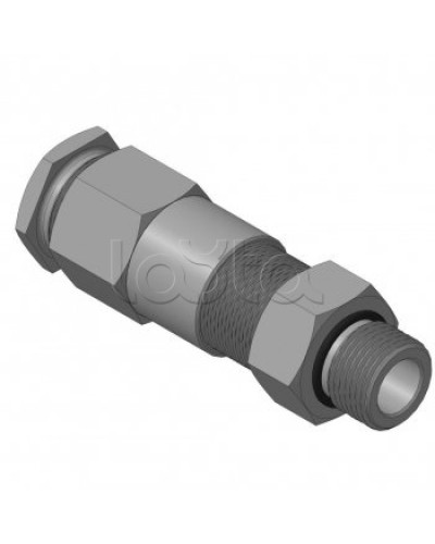 Кабельный ввод для бронированного кабеля с двойным уплотнением резьбой G1/2, внешним диаметром кабеля D=11-15 мм и проходным диаметром кабеля d=6-10 мм Спектрон КВБ-15/10-2У-М-G1/2 в Королеве Аксессуары для кабель-канала Pintop.ru