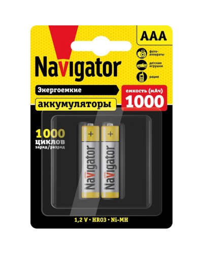 Аккумулятор Navigator 94 462 NHR-1000-HR03-BP2 в Королеве Электротехническое оборудование Pintop.ru