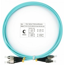 Шнур оптический duplex FC-FC 50/125 mm OM3 2м LSZH Cabeus FOP-50-FC-FC-2m