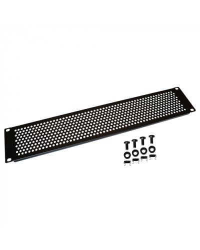 19 вентиляционная фальш-панель 2U, черная LANMASTER (LAN-DC-VNP-2U) в Королеве Вентиляторные модули Pintop.ru