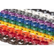 Маркеры (клипсы) на кабель, защелкивающиеся D 4-5.5мм, "0"-"9", 10 цветов (100 шт)Маркеры (клипсы) на кабель, защелкивающиеся D 4-5.5мм, "0"-"9", 10 цветов (100 шт) Hyperline (MA-55-R)