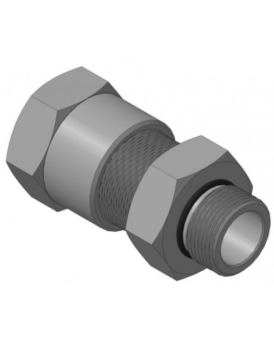 Кабельный ввод с резьбой G3/4 для открытой прокладки кабеля с проходным диаметром d=12-16 мм Спектрон КВН-16-Н-G3/4 в Королеве Аксессуары для кабель-канала Pintop.ru