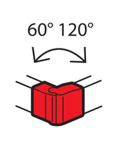 Угол внешний изменяемый для кабель-канала METRA 160x50 Legrand (638092) в Королеве Аксессуары для кабель-канала Pintop.ru