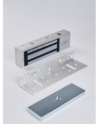 R-Lock RL-EML500-L0S - Электромагнитный замкок, 500кг, DC12/24B, цвет серебристый сатинированный алюминий RAL 7047 в Королеве Электромагнитные замки Pintop.ru