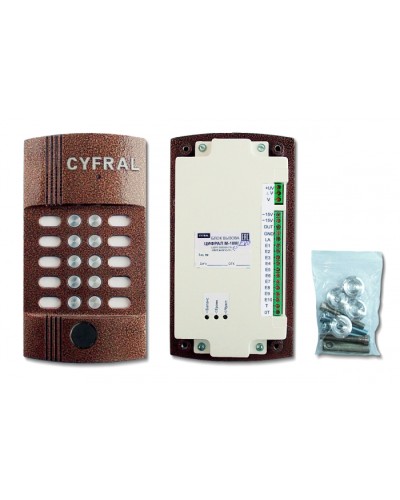 Блок вызова видеодомофона на 10 абонентов Цифрал M-10M/PVC в Королеве Блоки вызова многоабонентные Pintop.ru