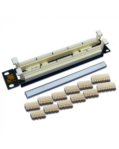 50-парный 110 кросс 10 1U, блоки в комплекте LANMASTER (LAN-RS110-50FT/10) в Королеве Патч-панели Pintop.ru