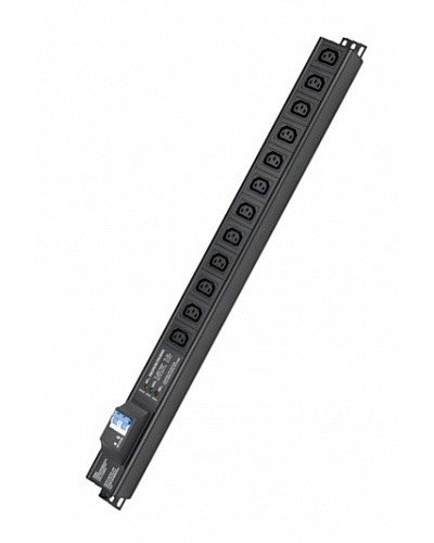 Блок распределения питания вертикальный для 19 шкафов DKC R5VIEC12CBOP в Королеве Блоки розеток Pintop.ru