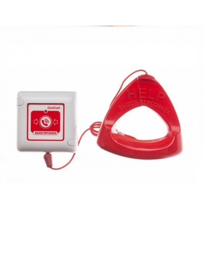 Кнопка со шнуром проводная аналоговая влагозащищенная Getcall GC-0423W1 в Королеве Переговорные устройства Pintop.ru